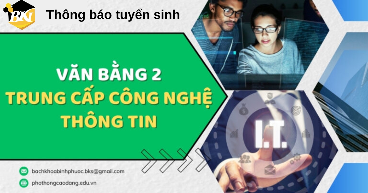 Học Văn bằng 2 Trung cấp Công nghệ thông tin