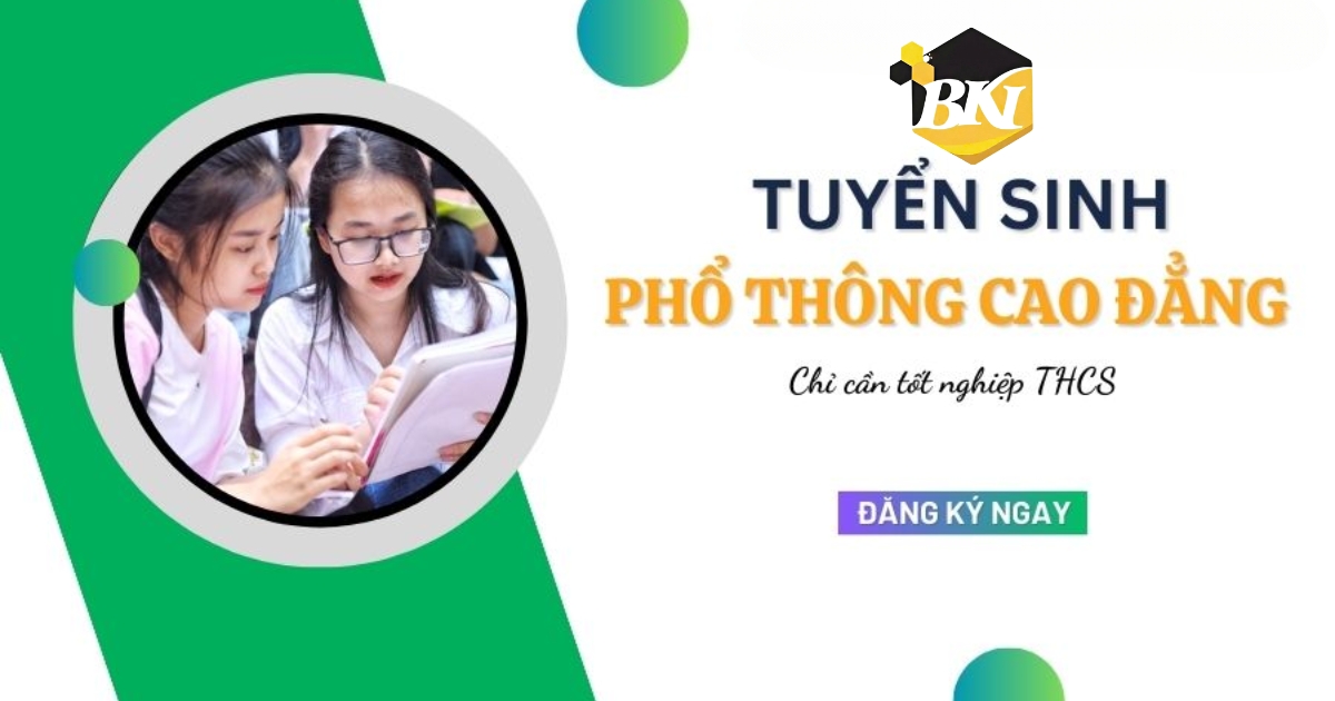 tuyển sinh phổ thong cao đẳng