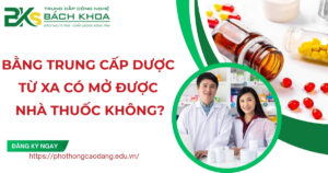 Bằng Trung cấp Dược từ xa có mở được nhà thuốc không?