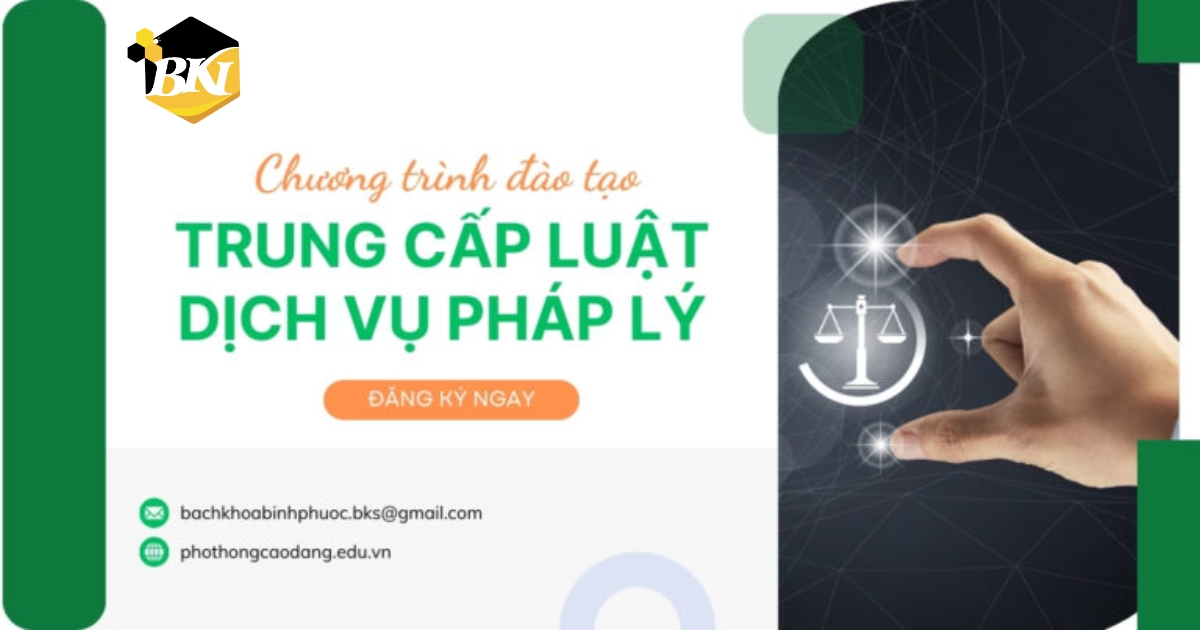 Tuyển sinh Trung cấp Luật, Dịch vụ pháp lý mới nhất 2025