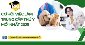 Cơ hội việc làm Trung cấp Thú Y mới nhất 2025