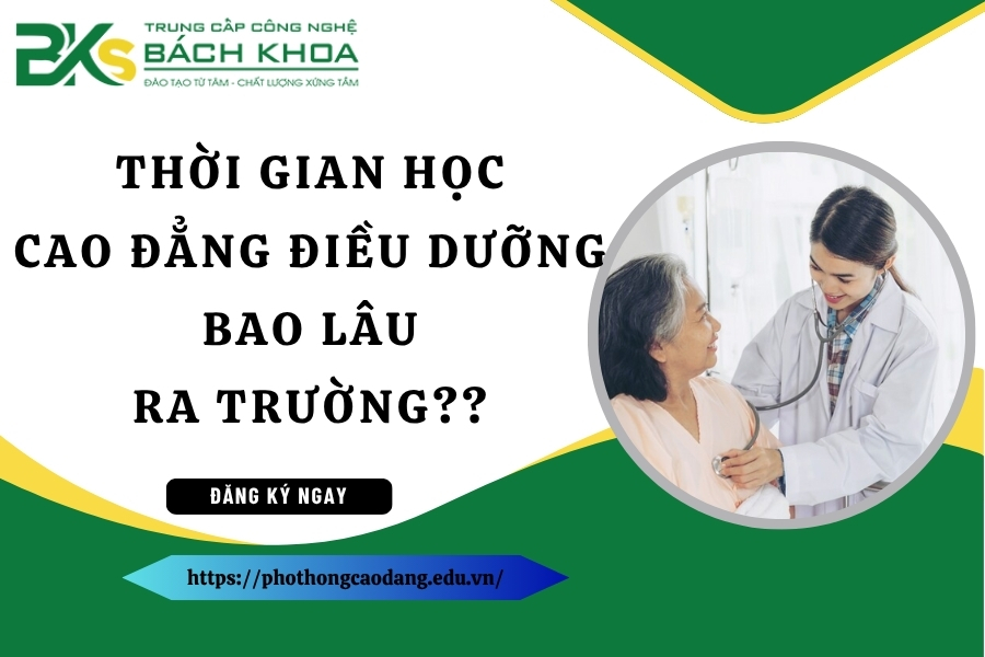 Thời gian học Cao đẳng Điều dưỡng bao lâu ra trường?