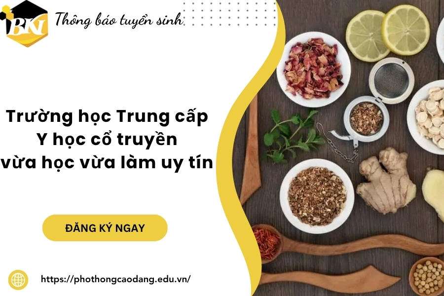 Trường học Trung cấp Y học cổ truyền vừa học vừa làm uy tín