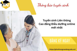 Tuyển sinh Liên thông Cao đẳng Điều dưỡng online mới nhất