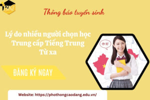 Lý do nhiều người chọn học Trung cấp Tiếng Trung Từ xa
