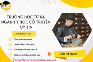 Trường học từ xa ngành Y học cổ truyền uy tín
