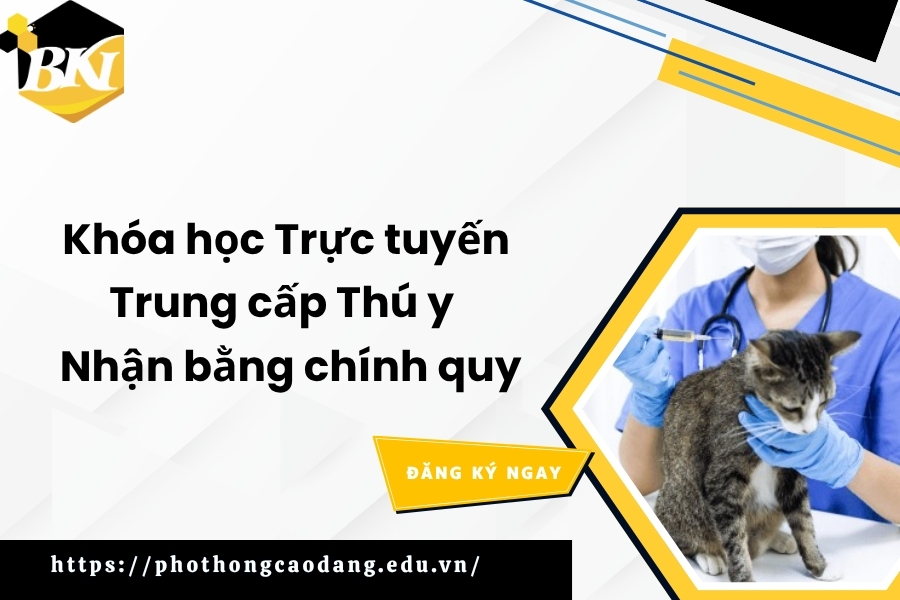 Khóa học Trực tuyến Trung cấp Thú y - Nhận bằng chính quy 9 Khóa học Trực tuyến Trung cấp Thú y - Nhận bằng chính quy