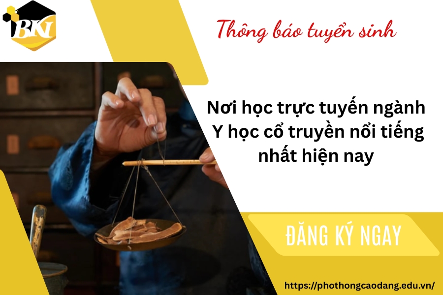 Nơi học trực tuyến ngành Y học cổ truyền nổi tiếng nhất hiện nay