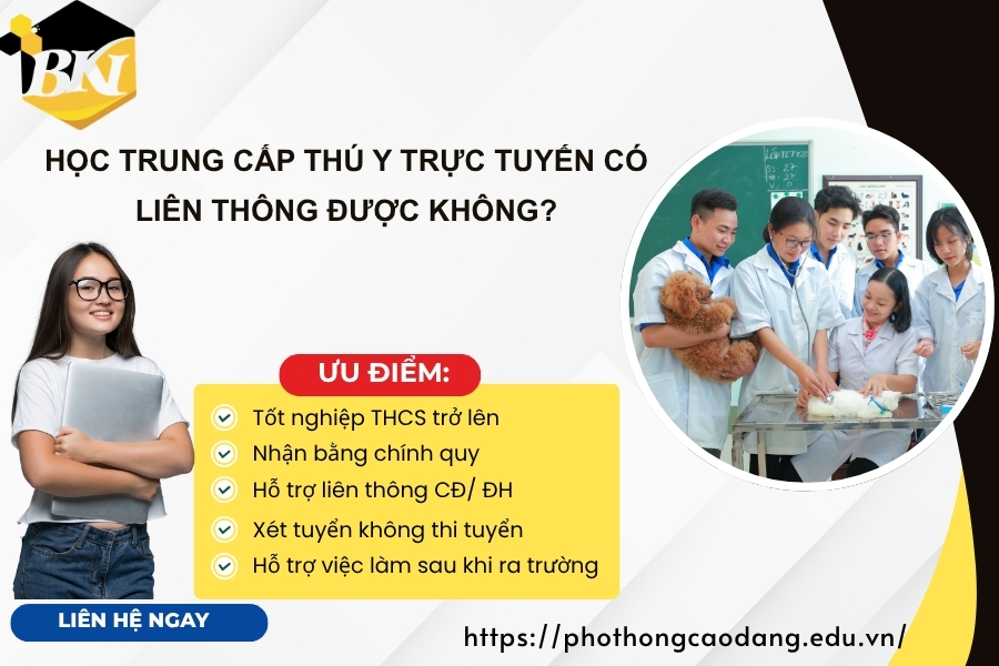 Học Trung cấp Thú y trực tuyến có liên thông được không? 12 Học Trung cấp Thú y trực tuyến có liên thông được không?